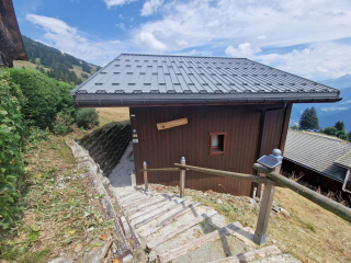 Magnifique chalet avec vue sur le Mont Blanc