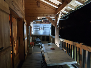 La Chevrière, très beau chalet authentique, vue panoramique , proche Megève