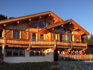 LUXUEUX CHALET - VUE MAGNIFIQUE SUR MONT BLANC - 15 lits - Acces facile