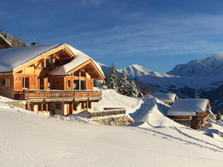 LUXUEUX CHALET - VUE MAGNIFIQUE SUR MONT BLANC - 15 lits - Acces facile